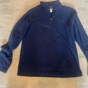 The North Face Men's Dark Navy Quarter Zip Fleece Pullover